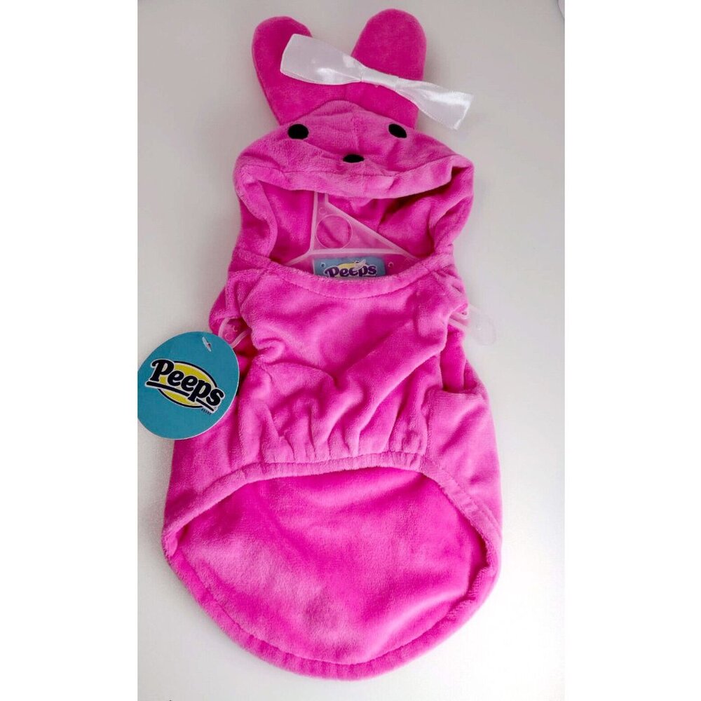 Pink Peeps Dog or Cat Costume for Easter - Small Dog dress. Small Dog outfit